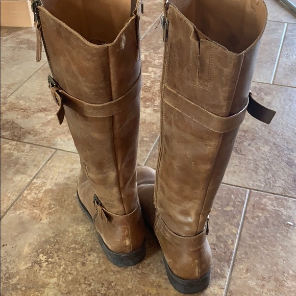 Leather tall boots 8.5 - Picture 3 of 6